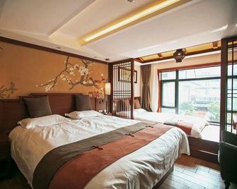 Manman Courtyard Hostel Hangzhou West Lake - Hangzhou - Bedroom