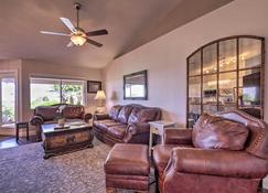 Pool Home with Spectacular Strip and Mountain Views! - Henderson - Living room