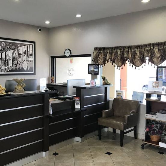 Front desk view of Super 8 by Wyndham Salinas