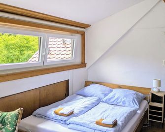 Secluded house for nature lovers with lots of forest in the middle of the Odenwald. - Eberbach - Bedroom