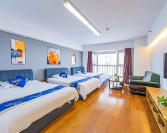 Yimeng Kongjian Apartment - Qingdao - Makuuhuone