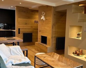 Superb apartment for 4 - 100m from the slopes - Valberg - Sala de estar