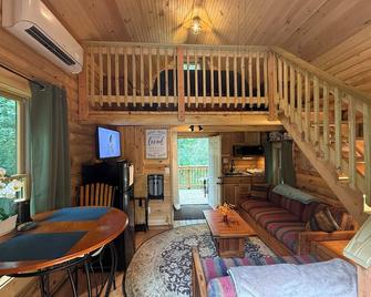 Tiny House / Log Cabin in beautiful wooded urban setting - Falls Church - Living room