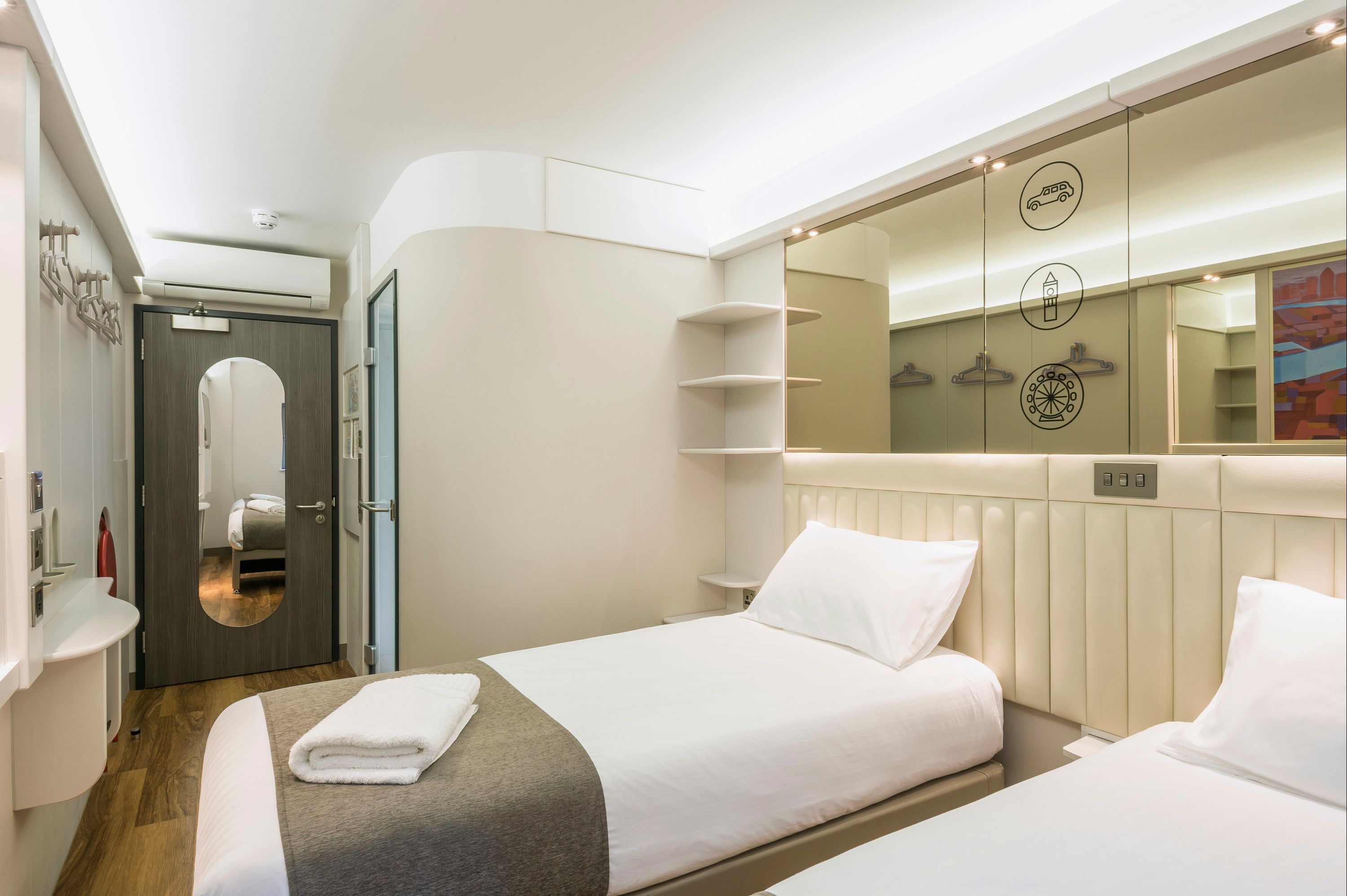 فندق بوينت إيه غلاسغو - غلاسكو - غرفة نوم