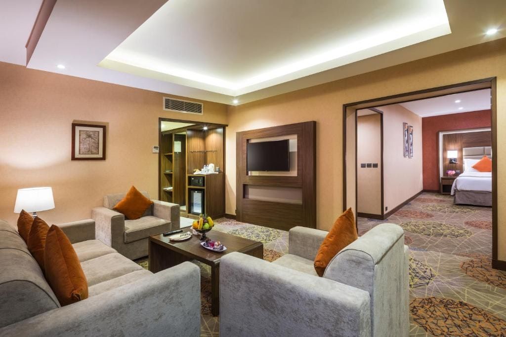 فندق مينا الناصرية الرياض - الرياض - غرفة معيشة