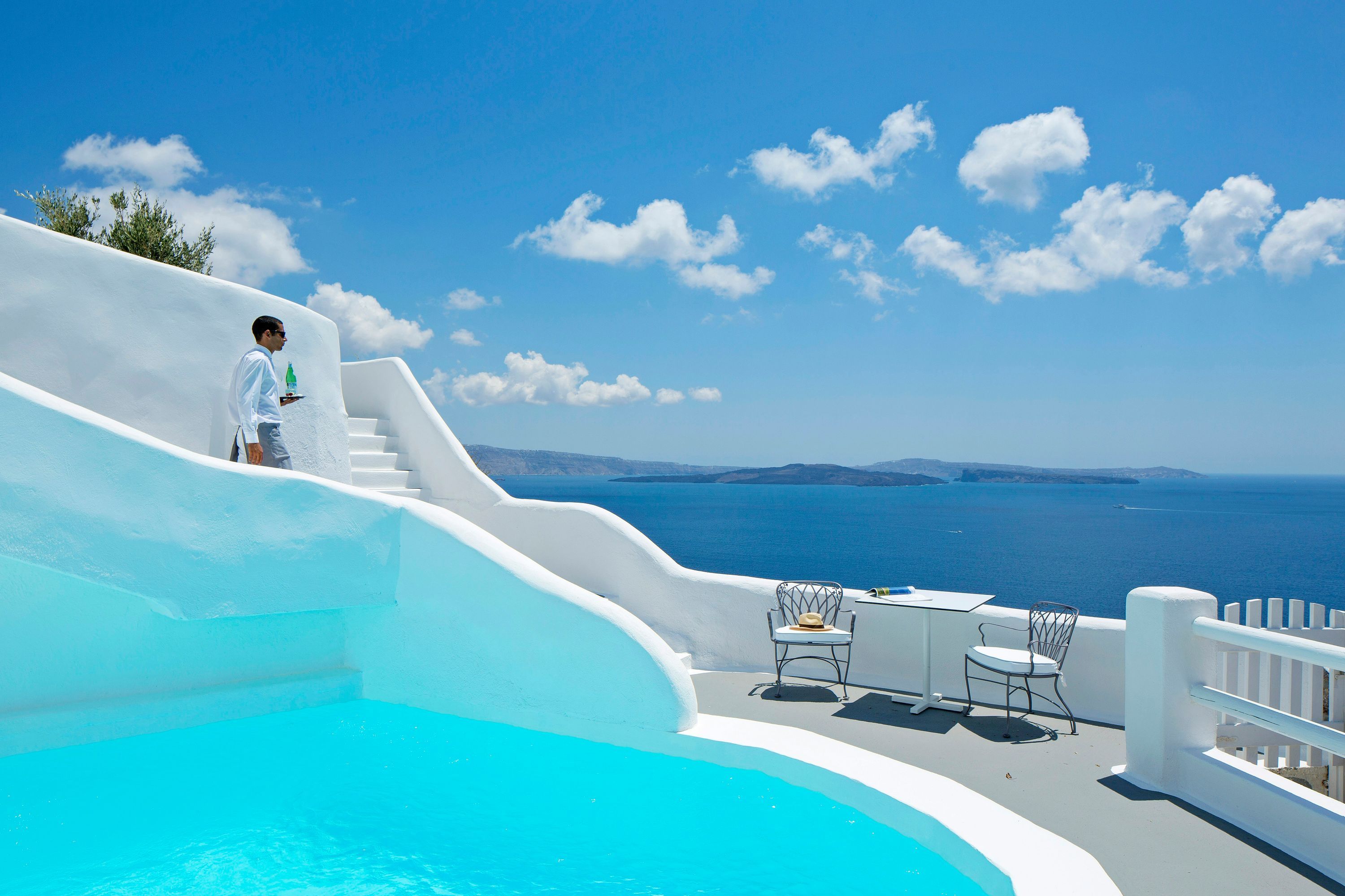 Katikies Santorini - Gea House - The Leading Hotels Of The World - Thera - Dormitor