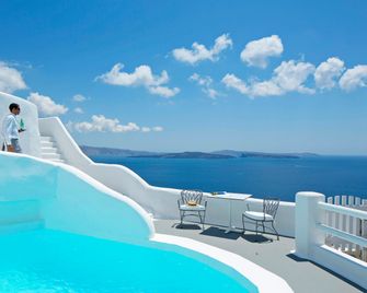 Katikies Santorini - Gea House - The Leading Hotels Of The World - Thera - Dormitor