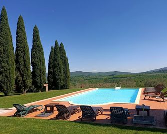 Podere Tresa farmhouse Umbria-Tuscany border for families and friends- Private pool - Città della Pieve - Pool
