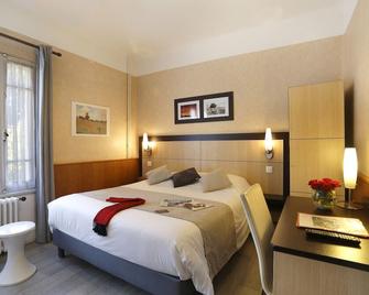 Hotel Les Marronniers - Thonon-les-Bains - Schlafzimmer