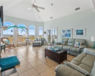 Beachfront Beauty! Southern Living At Its Best! - Dauphin Island - Sala de estar
