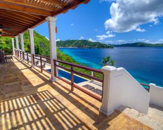 Ocean Front Luxury w/ sea access and dock on Private Peninsula w/amazing sunsets - Leonards - Balcony