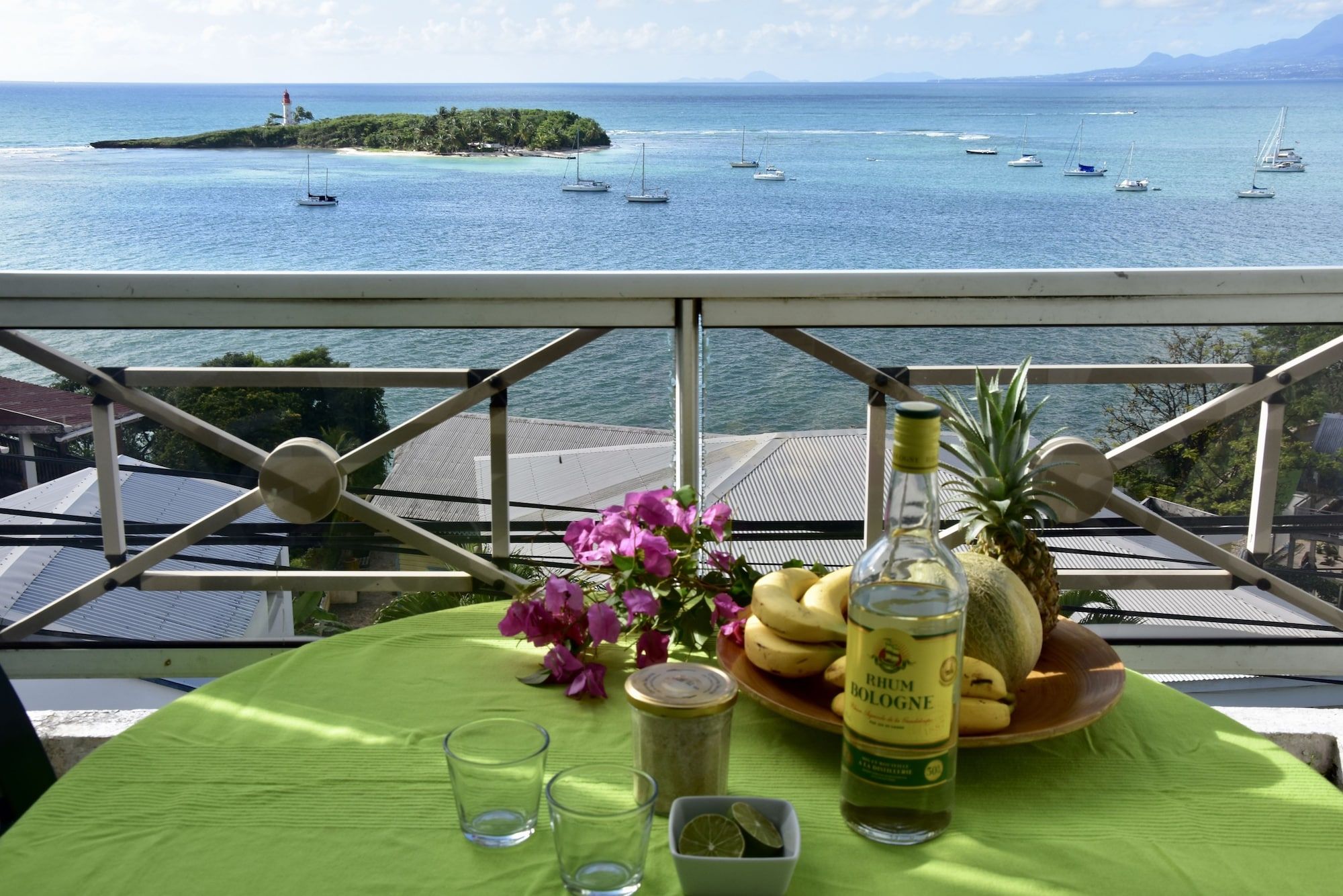 ريزيدنس توركواز جوادلوب - لو جوسيير - شرفة