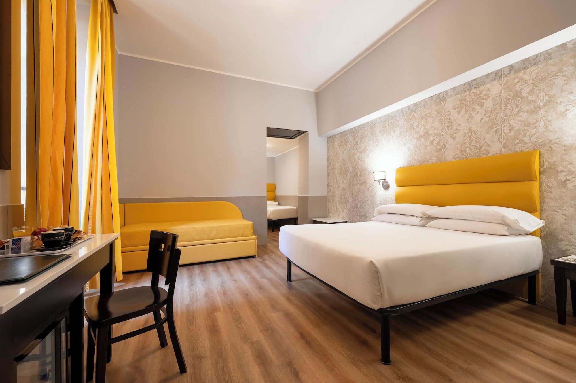 فندق فيرجيليو - روما - غرفة نوم