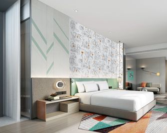 Even Hotel Zhongshan City Center By IHG - Zhongshan - Yatak Odası