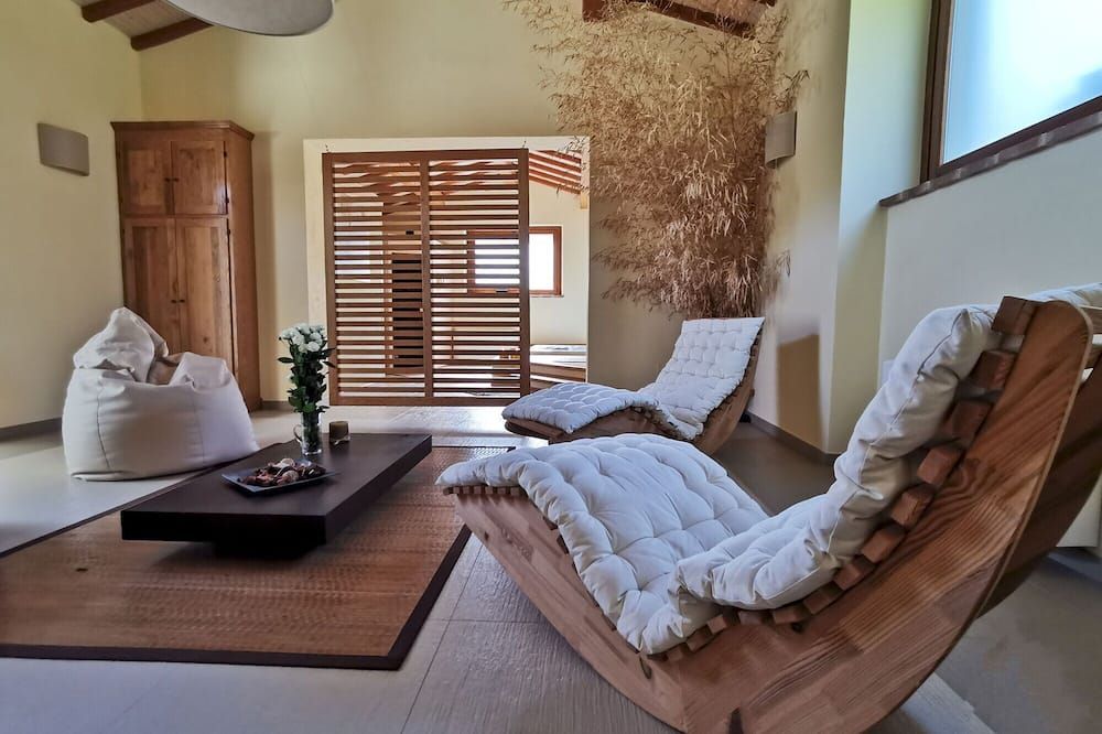 Agriturismo Le Fornaci - Granary Apartment - Lisciano Niccone - Sala de estar