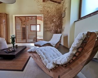 Agriturismo Le Fornaci - Granary Apartment - Lisciano Niccone - Sala de estar