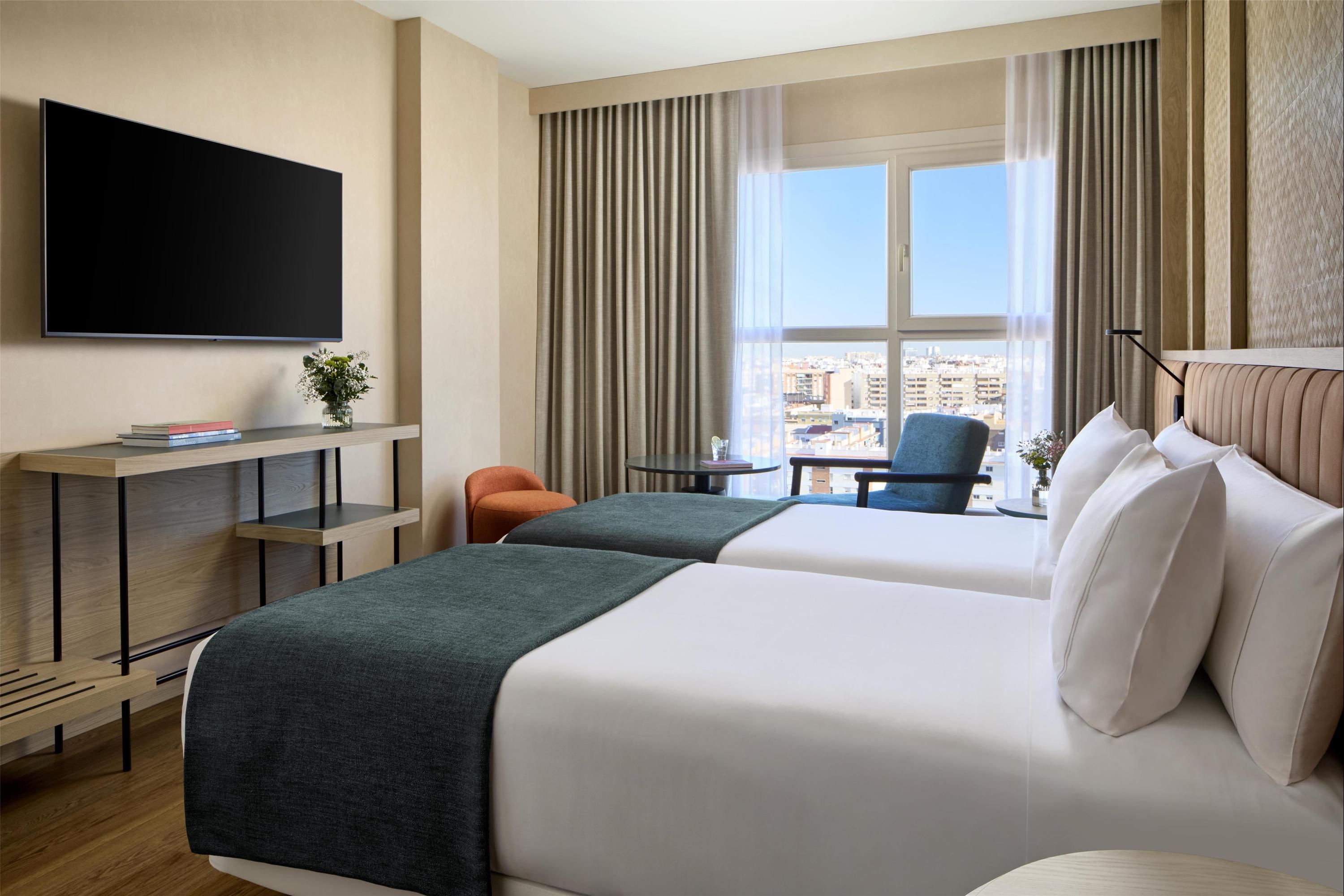 NH Valencia Center - ולנסיה - חדר שינה