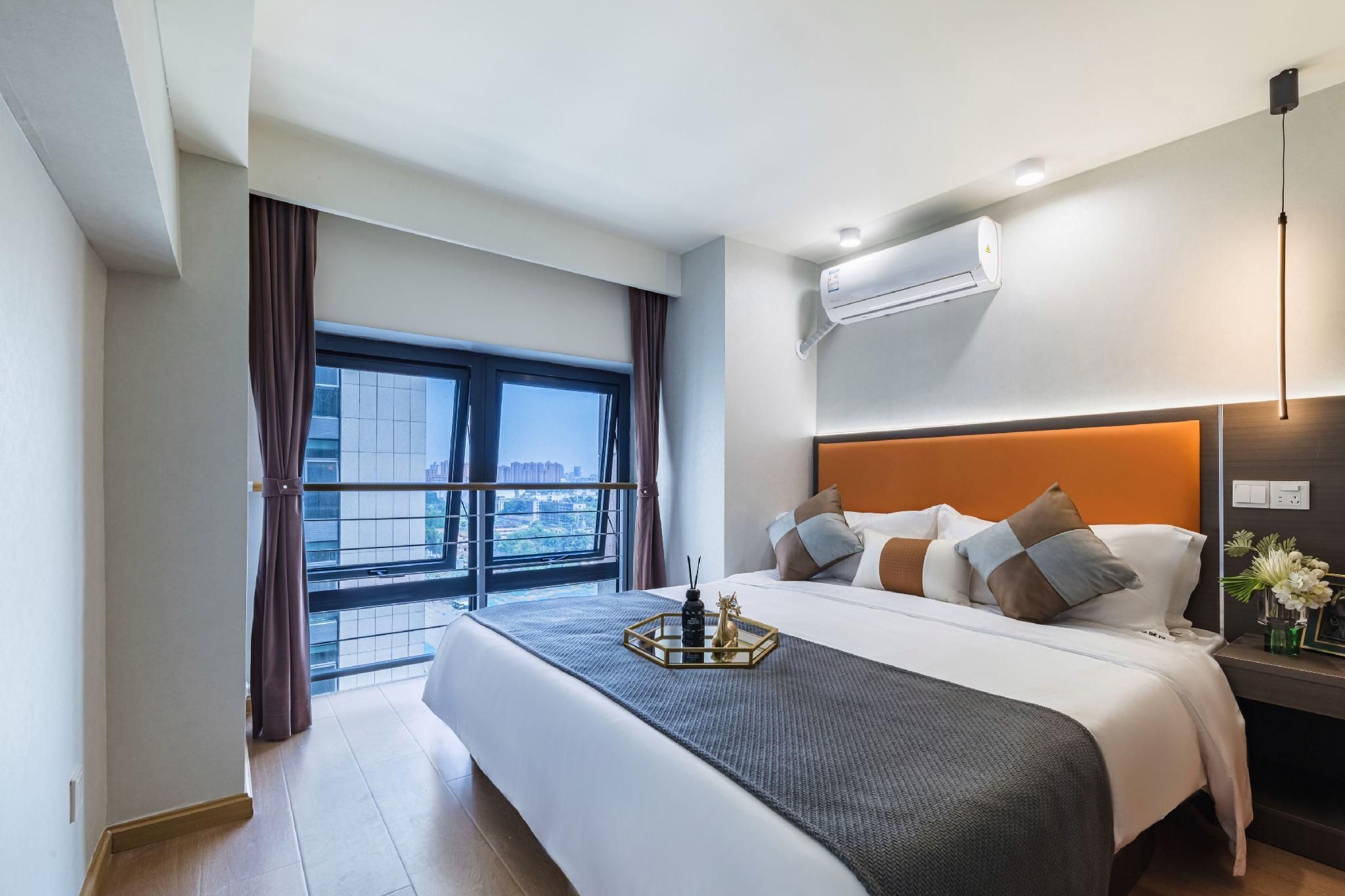 Yunyou High-end LOFT Audio and Video Apartment (Dongjiao Memory University of Technology Branch) - تشنغدو - غرفة نوم