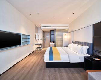 Wuduo Lanyue Hotel (Baoding Military Academy Square Hebei University Store) - Baoding - Bedroom