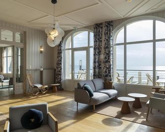 Hôtel Morgat Le Grand Hôtel De La Mer - Crozon - Wohnzimmer