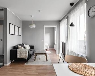 Stylish modern apartment in Stockholm - Stockholm - Living room
