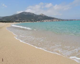 Study for 4 people between pine and sea - Calvi - Strand