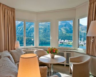 إيسشويزروف سويس كواليتي هوتل - سانت موريتز - غرفة معيشة