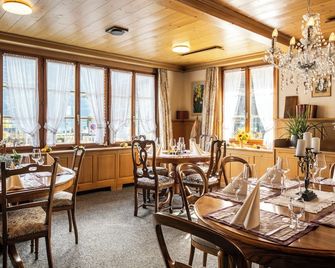 Hotel Weisses Kreuz - Brienz - Restaurace