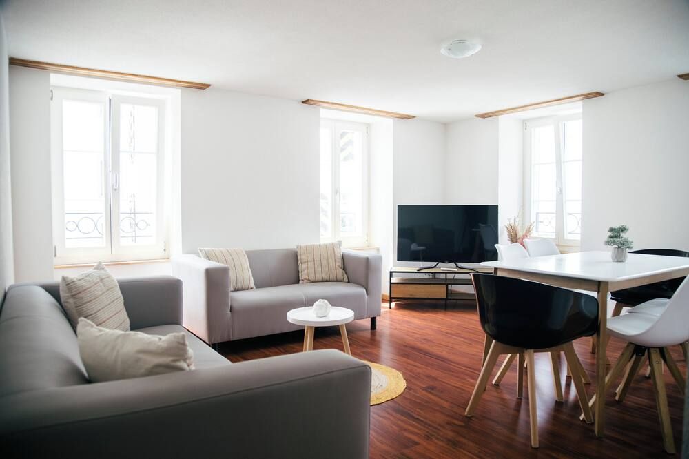 نيمبوز أبارتمنتس - Unterseen - غرفة معيشة