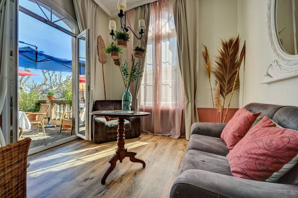 Hotel Des Artistes - Tarascon - Obývací pokoj