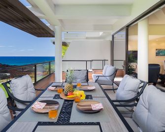 PiH Ocean Gem Villa Ocean Front Walk to Private Beach Club Bikes - Waikoloa Village - Balkon