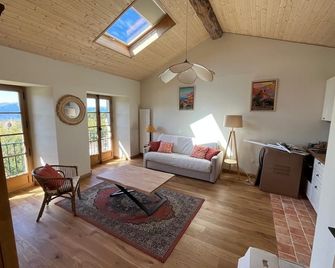 Renovated Catalan farmhouse for rent near Font Romeu sleeps 22 - Égat - Living room