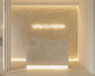 Hotel Hello Plovdiv - Plovdiv - Front desk