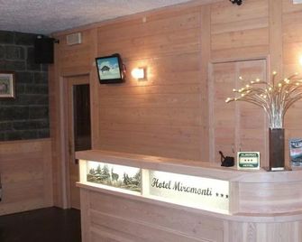 Hotel Miramonti - Chiesa In Valmalenco - Rezeption