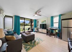 Hot Deal! Kuilima Estates West #104 by Gather Near Turtle Bay Golf Course - Kahuku - Living room