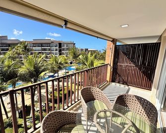 Beach living, Pé na areia, Vizinho ao B Park - Oficial - Aquiraz - Varanda