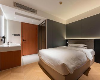 Jinjiang Inn Style Shenzhen Futian Exihibition Center Fumin Metro Station - Shenzhen - Bedroom