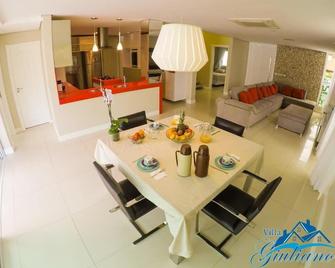 Villa Giuliano no Hibiscus Beach Clube Ipioca Maceio - Maceió - Jadalnia