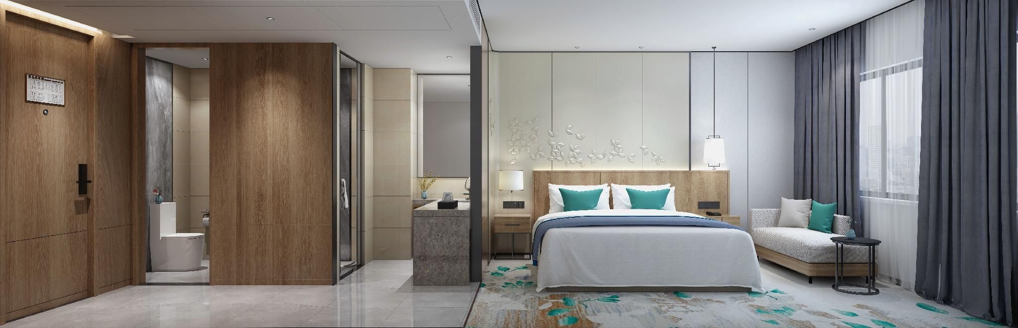 Hoi Tak Hotel - צ'ונגקינג - חדר שינה