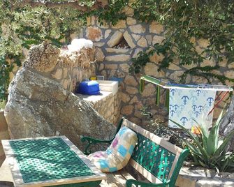 Summer feeling in the studio with fantastic sea view for 2-3 persons - Ano Viannos - Patio