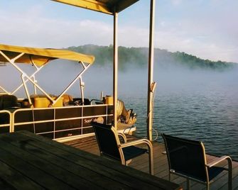 Lake views galore from balconies right on the lake and drought-proof deep water - Dawsonville
