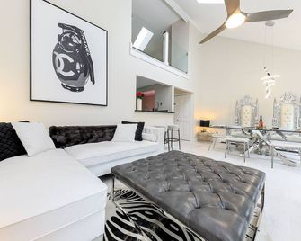 Casa Blanco One of a Kind Condo Golfside by GLEF 5736 - Acme - Living room