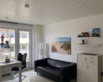 Modern apartment for 2 p. Directly on the beach of Wangerooge - Wangerooge - Wohnzimmer