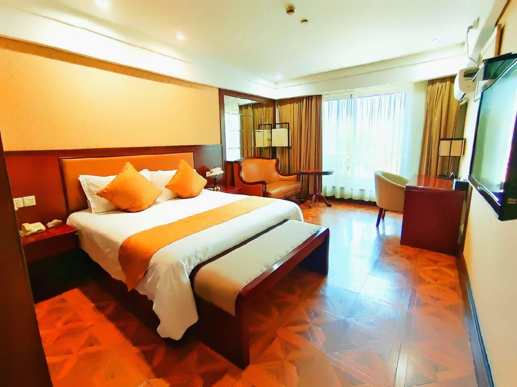 Linjiang International Cruise Hotel (Shanghai Youyi Road) - شنغهاي - غرفة نوم