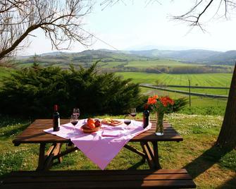 Modern Farmhouse in Pienza With Outdoor Pool - Pienza - Patio