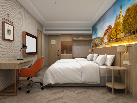 Greetree Inn Tianjin Beining Park Business Hotel - טיאנג'ין - חדר שינה