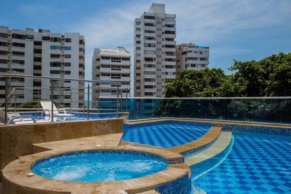 Apartamento Unik Cartagena Edificio Poseidón - Carthagène - Piscine