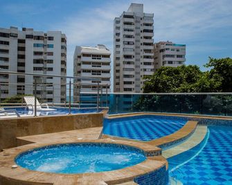 Apartamento Unik Cartagena Edificio Poseidón - Carthagène - Piscine