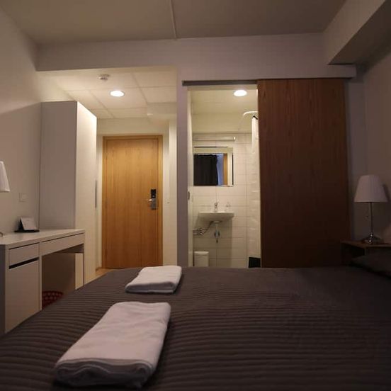 Bedroom view of 100 Iceland Hotel