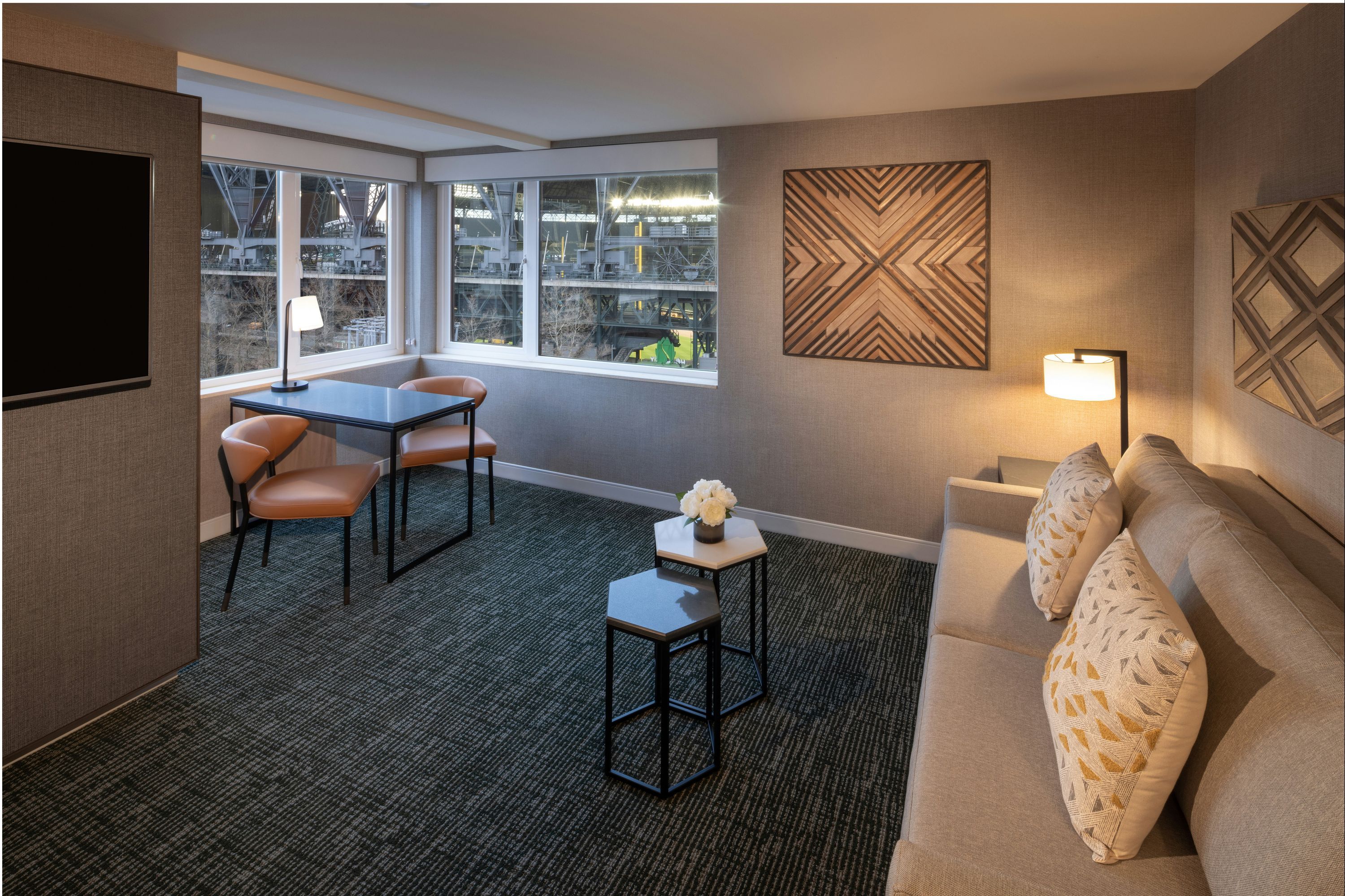 فندق سيلفر كلاود - ستاديوم - سياتل - غرفة نوم